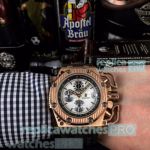 Newest Copy Audemars Piguet Survivor White Chronograph Black Inner Watch 44mm